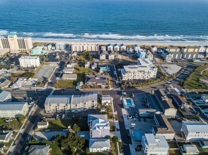 AERIAL OF BEACH AERIAL OF BEACH