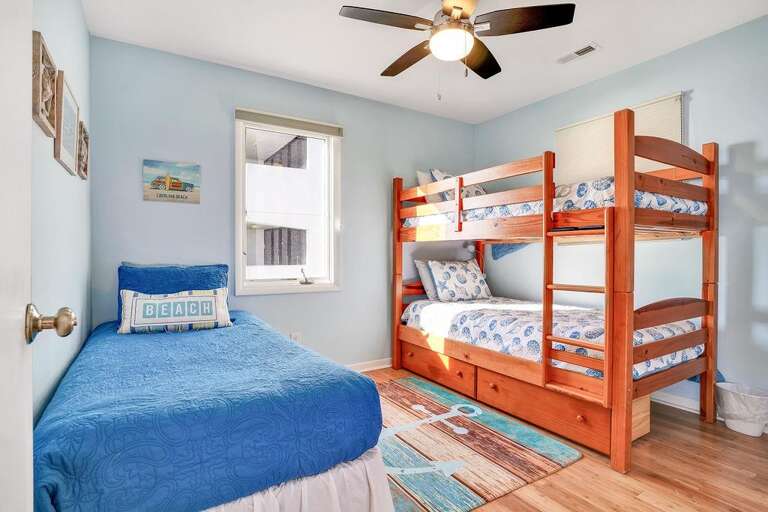 TWIN AND BUNK BEDROOM