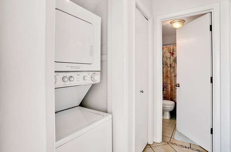 WASHER AND DRYER ON 1ST FLOOR