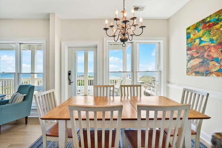 1ST FLOOR OCEANFRONT DINING SPACE VIEW 1 1ST FLOOR OCEANFRONT DINING SPACE VIEW 1