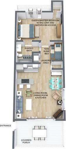 CAROLINA LAKE BEACH VILLA 4B FLOOR PLAN