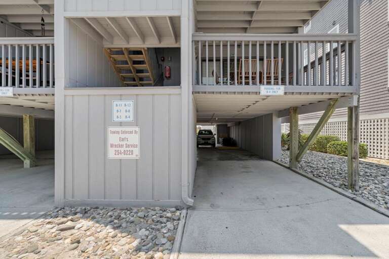PARKING UNDER BUILDING