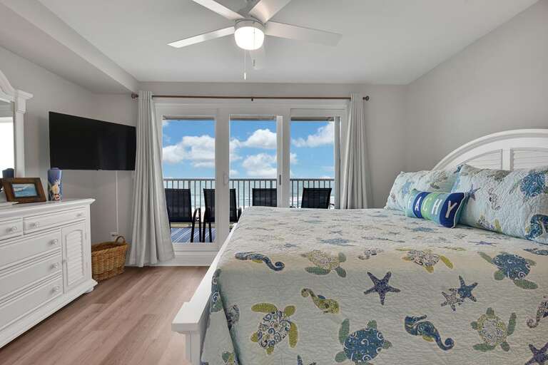 MASTER BEDROOM -WALL MOUNTED TV