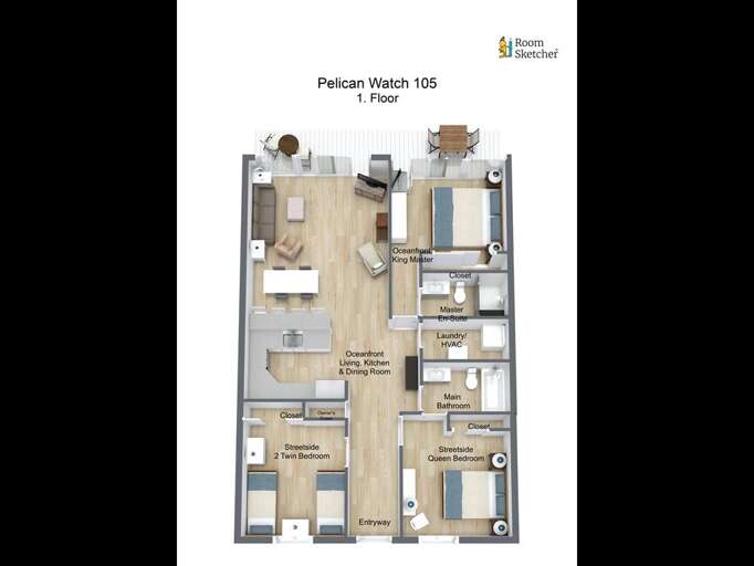 PELICAN WATCH 105 FLOOR PLAN