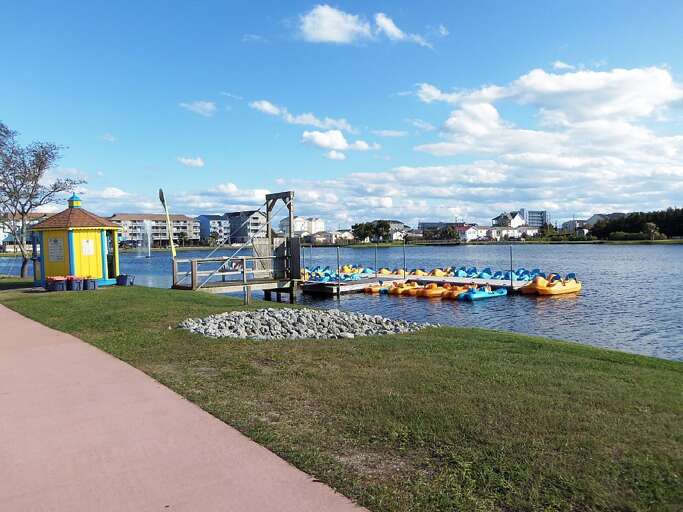 FUN AT THE CAROLINA BEACH LAKE NEARBY