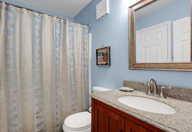 MAIN BATH WITH TUB AND SHOWER COMBO