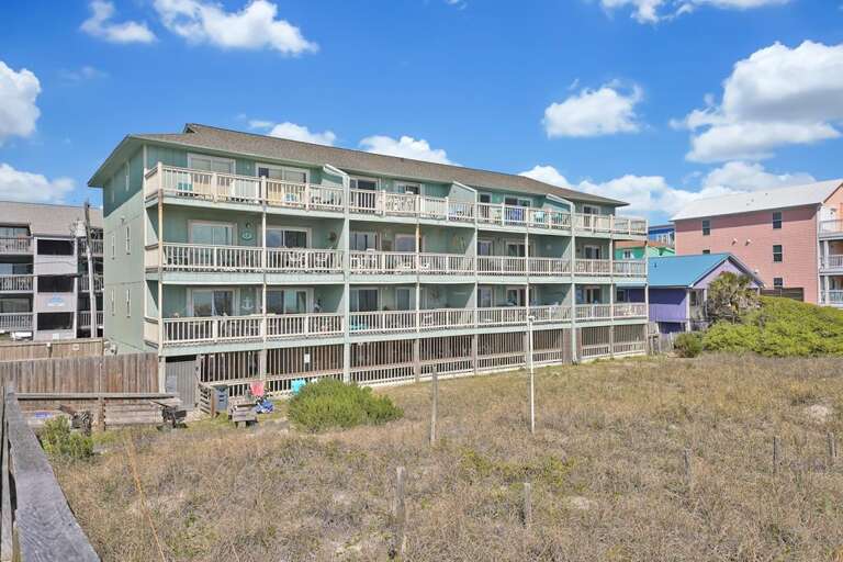 BEACH SIDE VIEW OF SANDS IV BUILDING