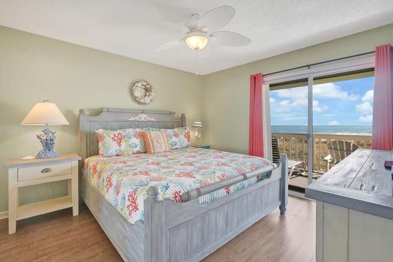 OCEANFRONT PRIMARY KING BEDROOM VIEW 1