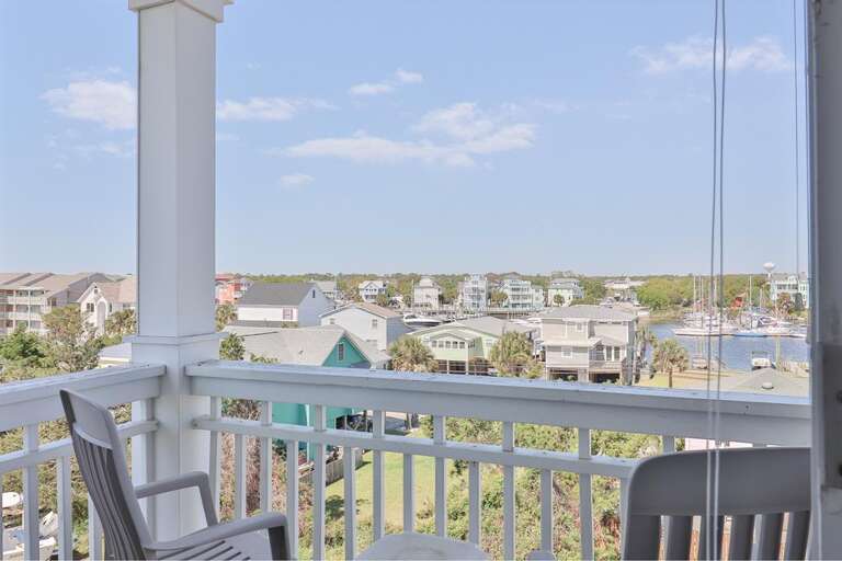 PENTHOUSE -DECK OFF QUEEN BEDROOM OF HARBOR PENTHOUSE -DECK OFF QUEEN BEDROOM OF HARBOR