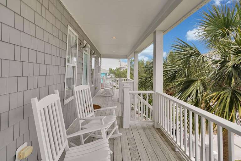 STREET SIDE DECK WITH SEATING  STREET SIDE DECK WITH SEATING