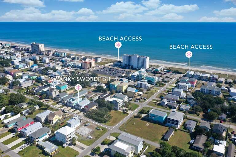 ABOUT 3 BLOCKS FROM THE BEACH