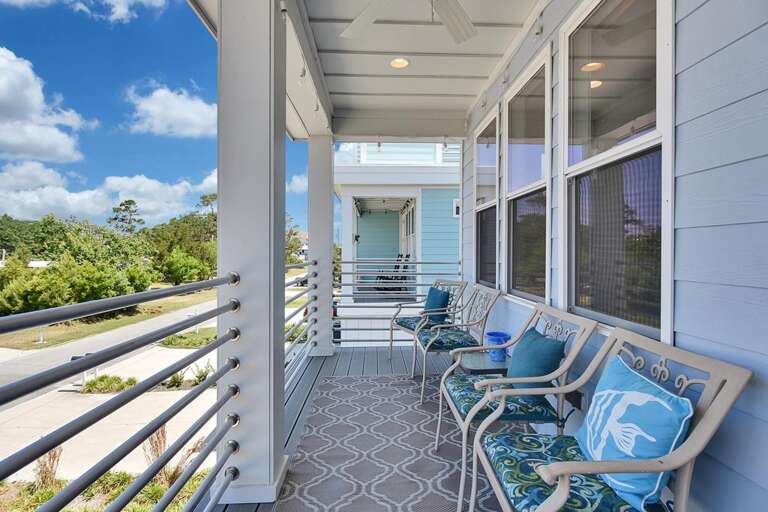 TOP FLOOR -DECK OFF LIVING SPACE VIEW 2