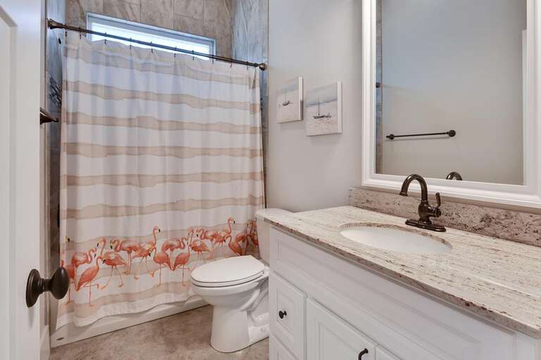 GROUND FLOOR -BATH WITH TUB AND SHOWER COMBO
