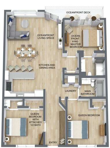 CAROLINA SURF 105 FLOOR PLAN