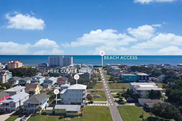 ABOUT 3 BLOCKS FROM THE BEACH ABOUT 3 BLOCKS FROM THE BEACH