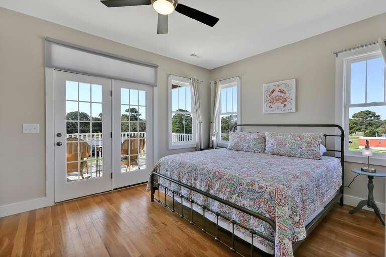 2ND FLOOR KING BEDROOM WITH DECK AND ENSUITE