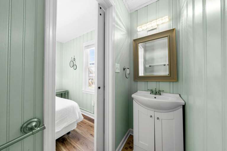 THE AJ KING BEDROOM HALF BATHROOM