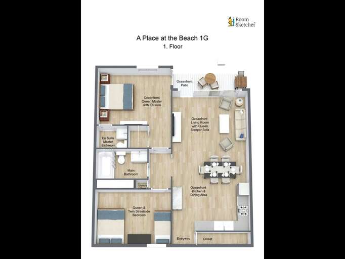 A PLACE AT THE BEACH 1G FLOOR PLAN