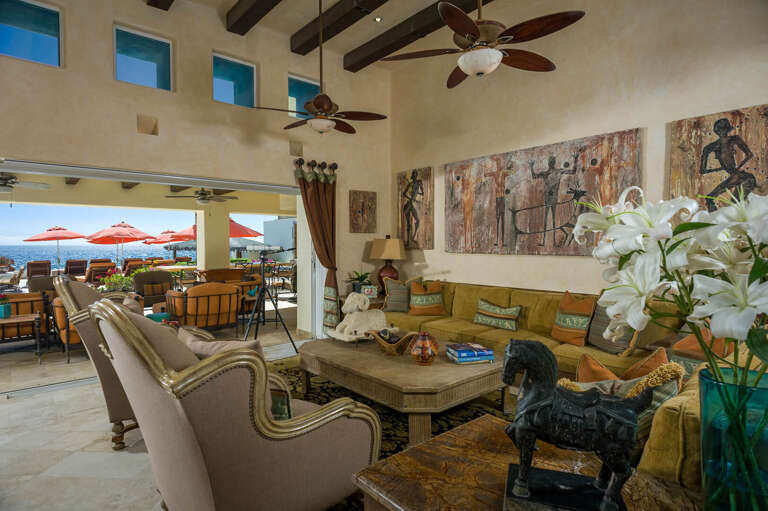 Plenty of seating is available for everyone to sit around and enjoy their time inside Casa Alcini Plenty of seating is available for everyone to sit around and enjoy their time inside Casa Alcini