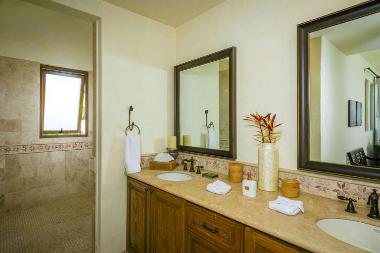 Spend more time exploring Cabo and less time getting ready in the spacious bathrooms of Casa Maravilla Spend more time exploring Cabo and less time getting ready in the spacious bathrooms of Casa Maravilla