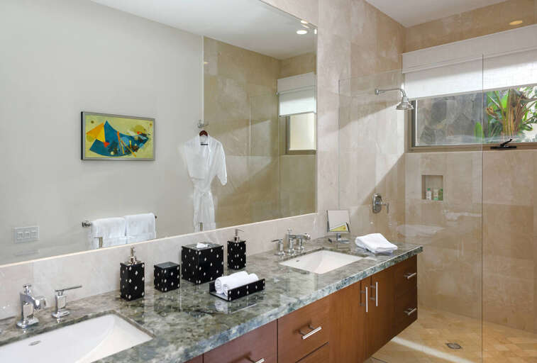 Dual sinks will guarantee that no one will be fighting over getting ready in the morning