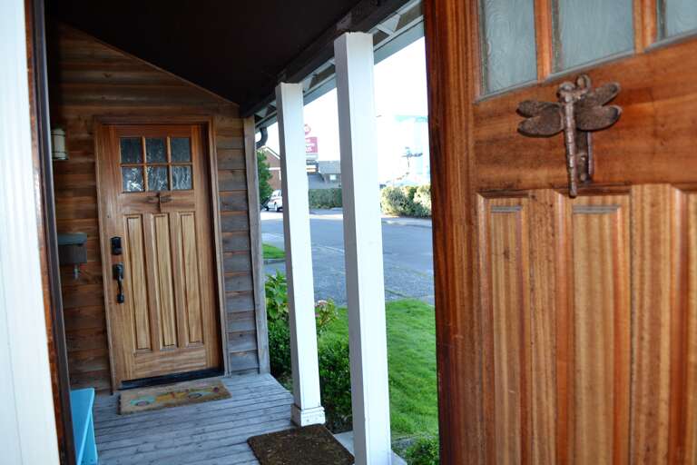 Front porch looking toward beach access