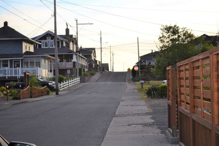 Beach ahead over the ridge