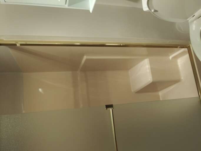 Hall Bathroom Walk in shower with seat