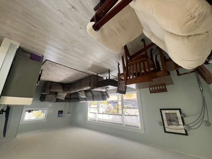 You'll love this bright, open space with a plush seating nook where you can unwind after exploring.