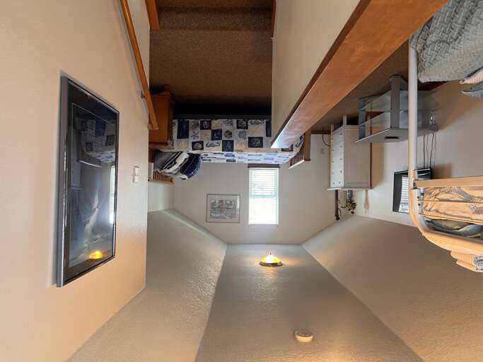 Perfect for kids or a family open loft area.