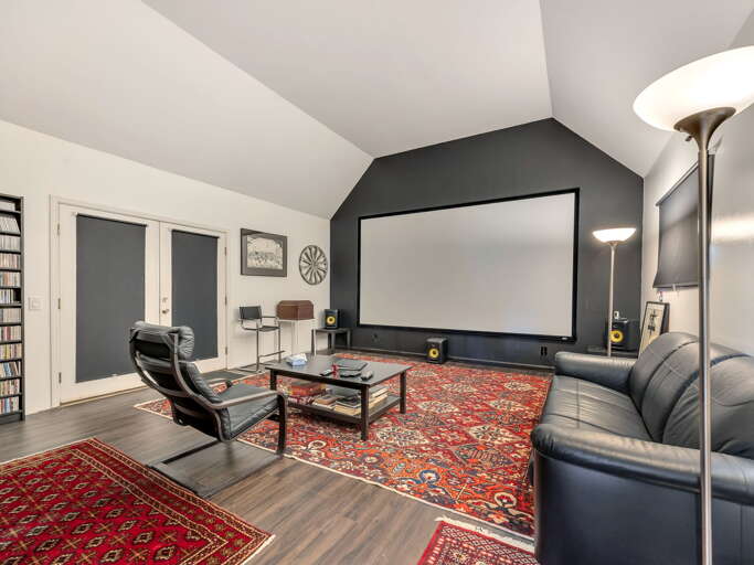 Settle into your own private cinema with a massive screen, plush leather seating, and pro-level sound for epic movie nights you'll never forget.