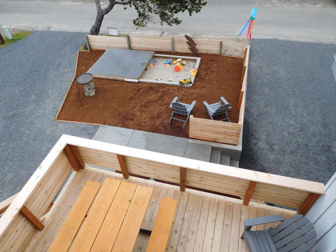 View to Sand Box area View to Sand Box area