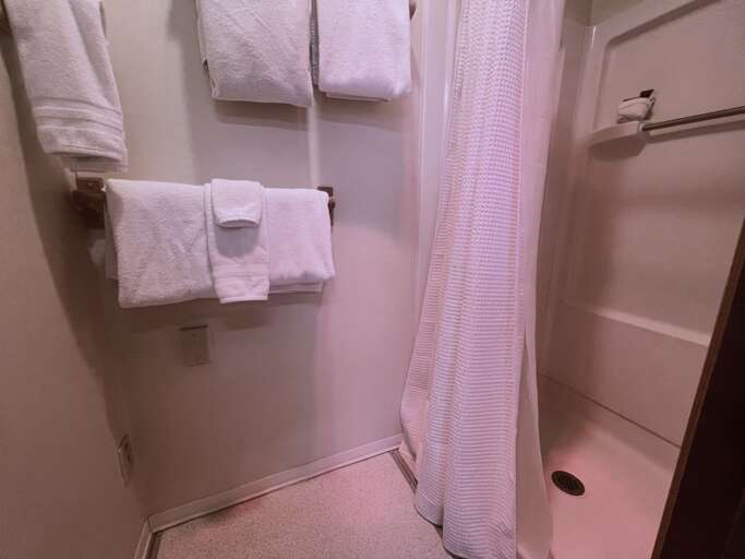 shower in garage
