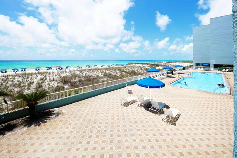 Balcony - 
Islander Beach Condo Rentals, Okaloosa Island