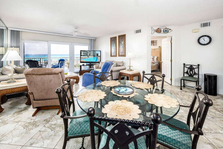 Dining Area - 
Islander Beach Condo Rentals, Okaloosa Island