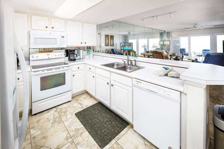 Kitchen - 
Islander Beach Condo Rentals, Okaloosa Island