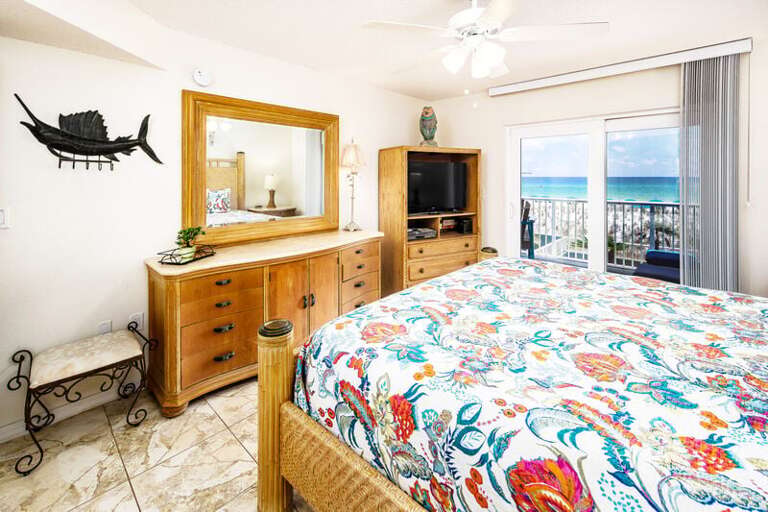 Master Bedroom - 
Islander Beach Condo Rentals, Okaloosa Island