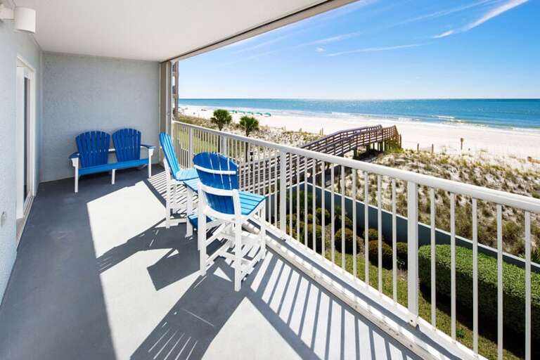 Balcony - 
Islander Beach Resort 3001 Fort Walton Beach Okaloosa Island