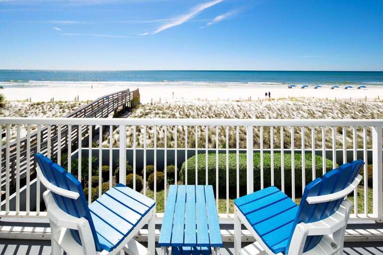 Balcony - 
Islander Beach Resort 3001 Fort Walton Beach Okaloosa Island