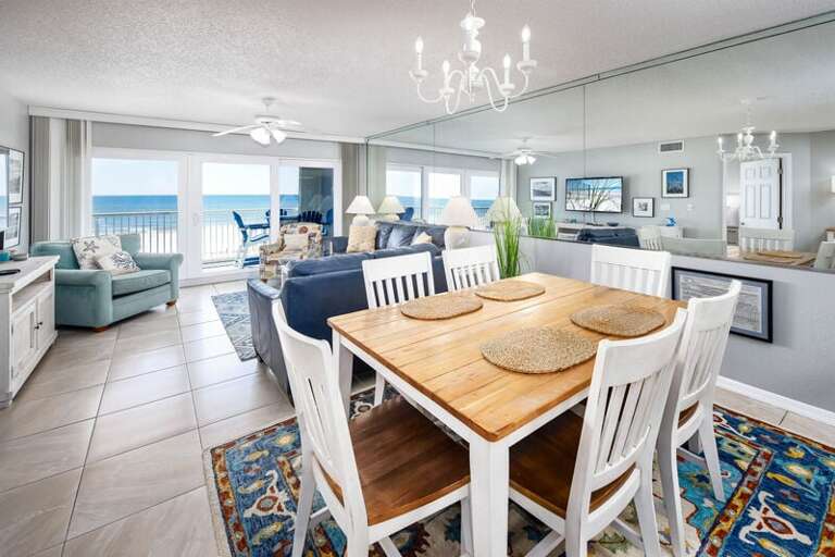 Dining Area - 
Islander Beach Resort 3001 Fort Walton Beach Okaloosa Island