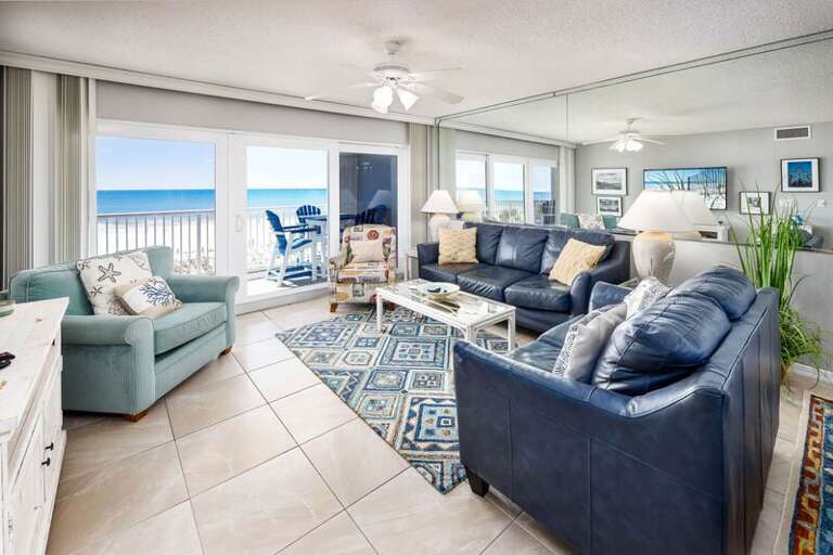 Living Room  - 
Islander Beach Resort 3001 Fort Walton Beach Okaloosa Island