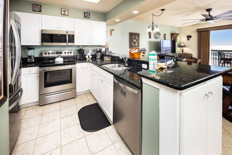 Kitchen - 
Pelican Isle 308 Fort Walton Beach Okaloosa Island Vacation Rentals Kitchen - 
Pelican Isle 308 Fort Walton Beach Okaloosa Island Vacation Rentals