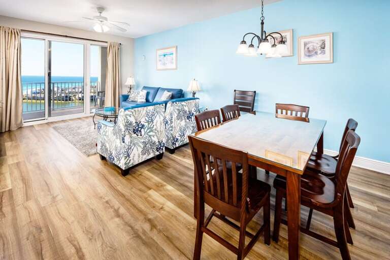 Dining Area, Ariel Dunes II 1507, Destin Vacation Rentals Scenic Gulf Drive Dining Area, Ariel Dunes II 1507, Destin Vacation Rentals Scenic Gulf Drive