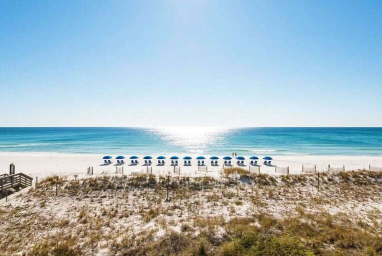 Balcony - 
Bella Riva Resort, Okaloosa Island Fort Walton Beach Florida Vacation Rentals