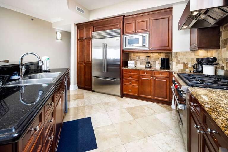 Kitchen - 
Bella Riva Resort, Okaloosa Island Fort Walton Beach Florida Vacation Rentals