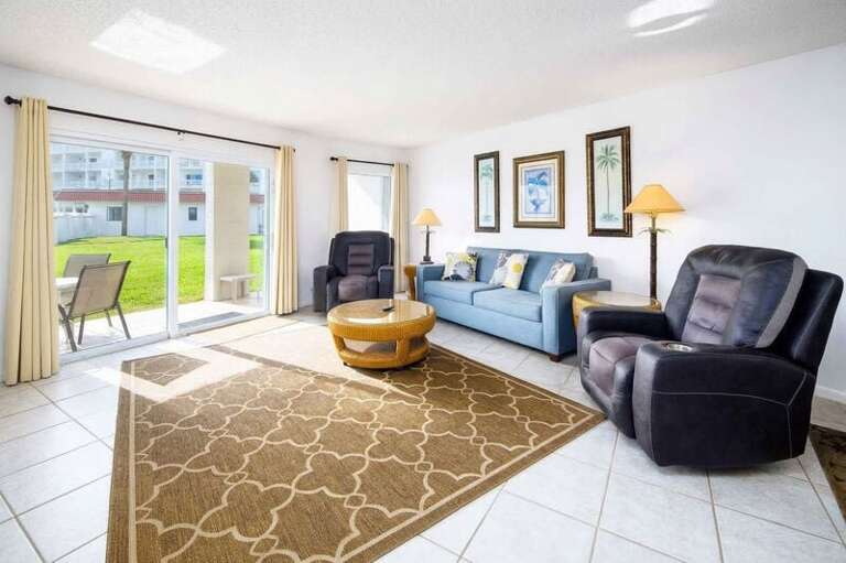 Living Room - 
El Matador Resort, Okaloosa Island Fort Walton Beach Vacation Rentals