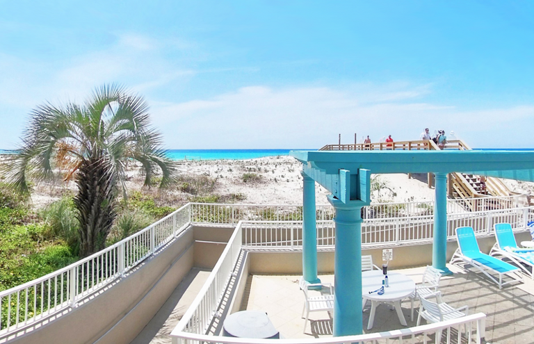 Balcony - 
Gulf Dunes 114 Fort Walton Beach Florida Okaloosa Island