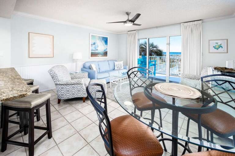 Dining Area - 
Gulf Dunes 114 Fort Walton Beach Florida Okaloosa Island