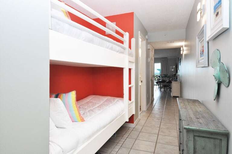 Hallway Bunkbeds - 
Gulf Dunes 114 Fort Walton Beach Florida Okaloosa Island