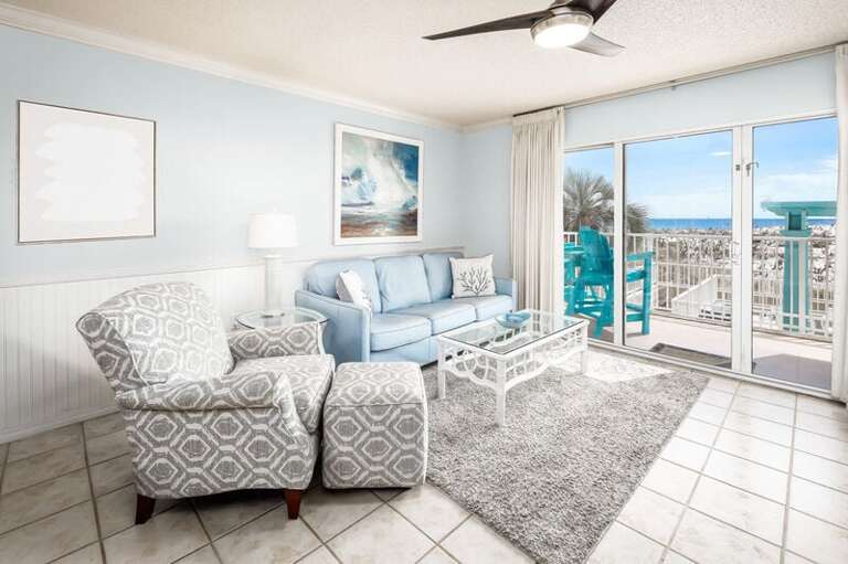 Living Room - 
Gulf Dunes 114 Fort Walton Beach Florida Okaloosa Island
